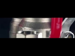 Valva de bola de alavanca de latão de 25 bares