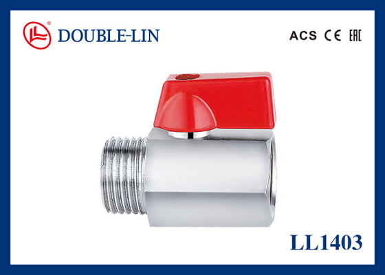 Chrome chapeou X masculino o bronze fêmea Mini Ball Valve de 25 barras