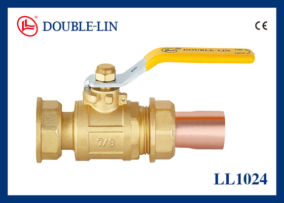 Conexão 7/8" da linha válvulas de gás de bronze de x 28mm