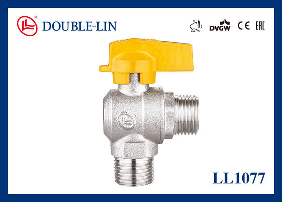BS2779 Válvula de esfera de linha de gás de fio masculino X masculino