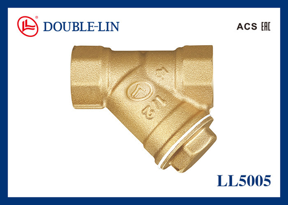 Brass Y Filer 16 Bar DIN259 Thread Feminino x Feminino 1/2 a 4 polegadas