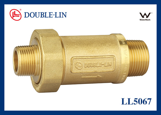 Válvula de verificação dupla de latão 3/4 × 1 polegada 232 psi BS2779