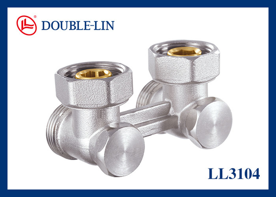 F3/4' X M3/4" Ângulo duas válvulas de tubo ISO228 Filamento