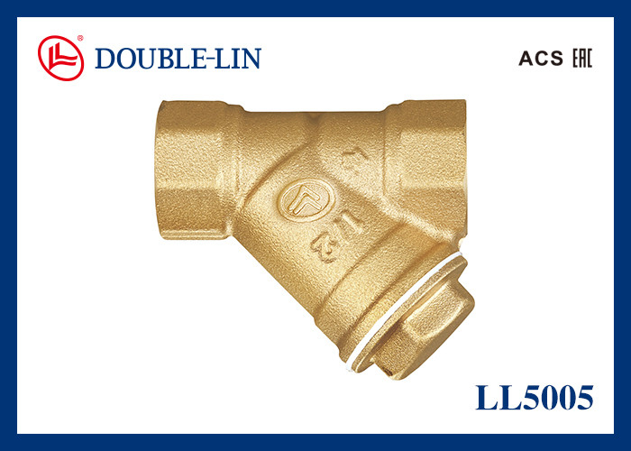 Brass Y Filer 16 Bar DIN259 Thread Feminino x Feminino 1/2 a 4 polegadas