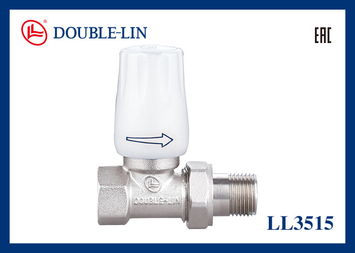 Válvula de Radiador Reta 145 psi de 0 ℃ a 120℃ Temperatura de Trabalho Rosca BS2779
